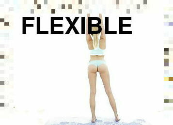 Super flexible beautiful Yoga expert in love