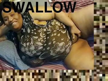 bbw, gutanje, buckast, kamera-cum