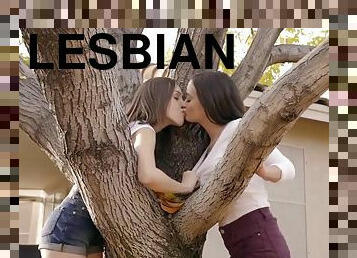 Jenna Sativa and Gia Paige Lesbian Fun Video