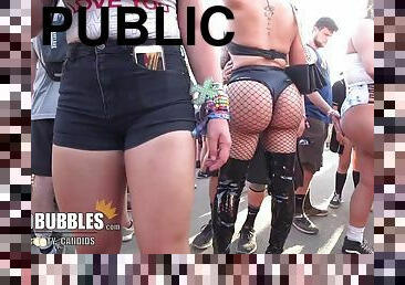 Big Bum Public Hot Ass