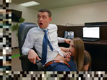 Kyler Quinn took a break to fuck in the office