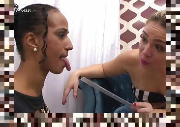 Big Tongue Into Tereza's Puckered Asshole