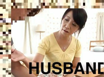 Otowa Ayako enjoys while getting penetrated by her husband