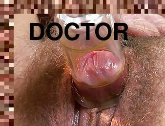 Close up video of rough dicking in the doctor's office - HD