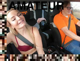 Horny Learner Strips And Masturbates 1 - Fake Driving School