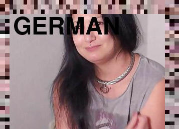 German chubby teen try amateur casting POV homemade