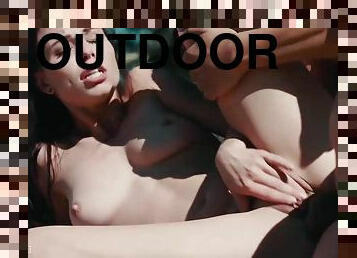 Aidra Fox interracial outdoor porn video