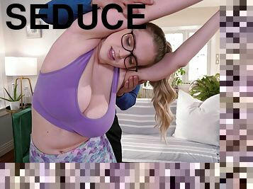 Curvy chick Codi Vore seduced her sexy fitness instructor for sex