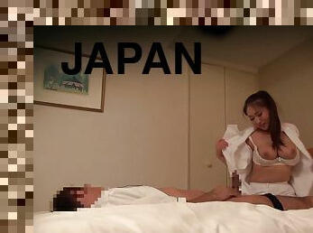 Japanese hotel massage busty married new hire after hours