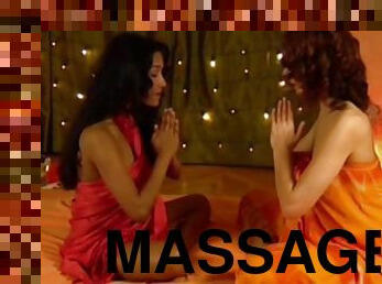 Tantric Massage Lessons Between Female Friends With Joy