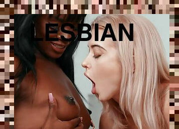 Interracial lesbian pussy licking - Ana Foxxx & Chloe Cherry