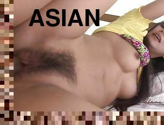 Asian Ren Azumi lustful harlot crazy porn clip