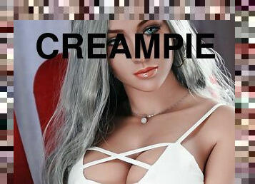 Anal Creampie this Life-Like Sex Doll with Hot Big Tits