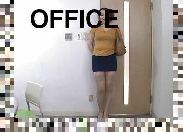 HD POV video of horny Aoi Aoyama being fucked in the office