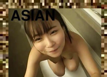 Sweet Asian girl Kawai Asuna drops her towel to have kinky fun