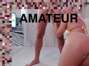 Coquettish amateur MILF horny webcam clip