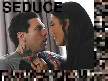 brunette mom Reagan Foxx seduces her tattooed stepson - hardcore with cumshot