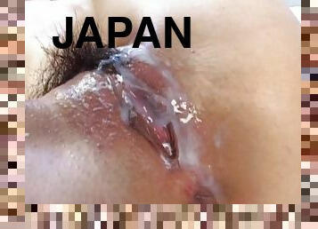 Close up video of a Japanese chick getting a cumshot - Minami Otsuki