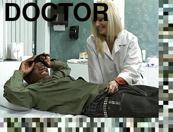 Lea Lexis very hot doctor working on her patient Ice Cold