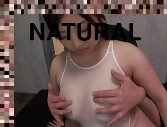 Lovely Nakamura Tomoe with big natural tits having fun with her BF