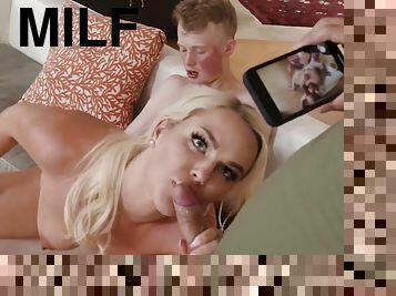 Tempting MILF SlimThick Vic gangbang video