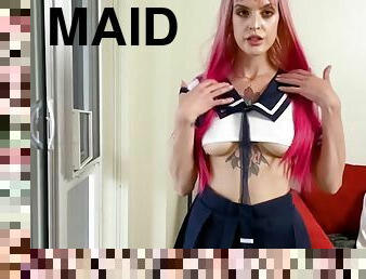 YT slut - Fetish maid and schoolgirl cosplay