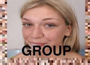 røv, russisk, teenager, gruppesex, gruppesex-groupsex, dobbelt, ung-18, blond, snæver, sød