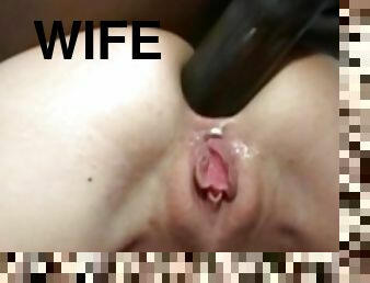 White Skin Wife Gets her BBC Fantasy And Feels Good