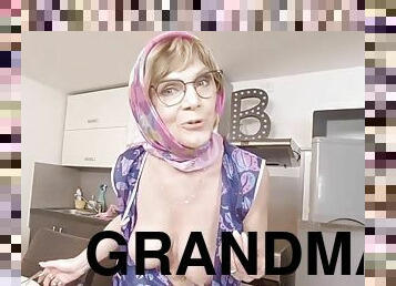 Horny 78 years old grandma pov fucked