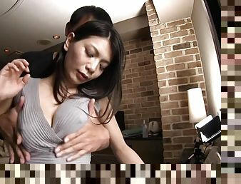 Nice fucking in the bedroom with Japanese wife Yuuki Hodaka