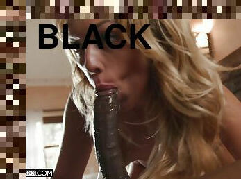 White chick Mylene Monroe enjoys getting fucked by a black man