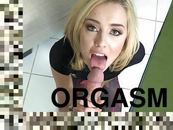 orgazm, nastolatki, hardcore, pov, młode18, blondynka, piękne, niesamowite, ssanie