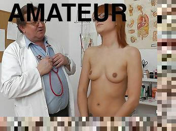 lunettes, amateur, mature, médecin, jouet, joufflue, rousse, jeune-18