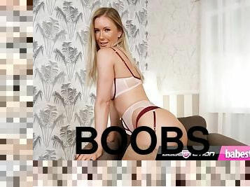 Sexy Sam Tye Strip and boobs play