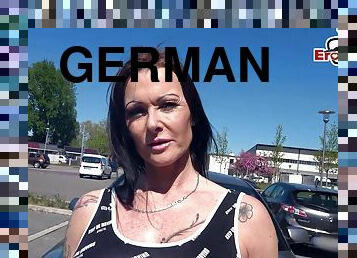 German Milf pick up EroCom Date Casting with big tits