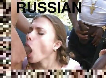 Russian Girl in Wrong Neighborhood