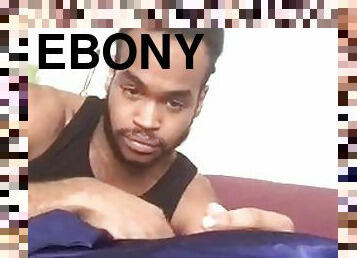 EbonyBunni2 black whore blowjob and fuck