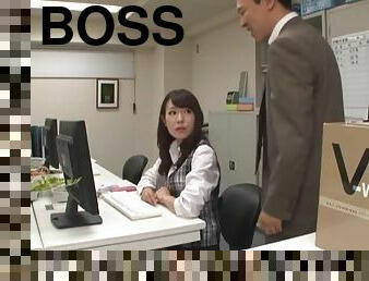 Hardcore fucking between a boss and his secretary Imai Mayumi