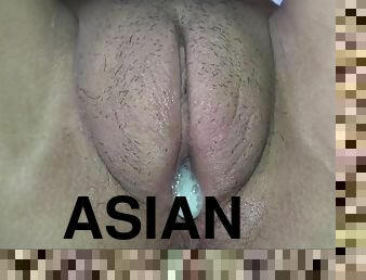 Asian tight pussy creampie