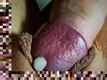 POV creampie close up