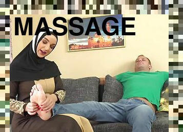 Sexy massage ends in crazy fuck