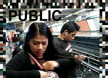 Brunette girl in the metro, how beautiful you are