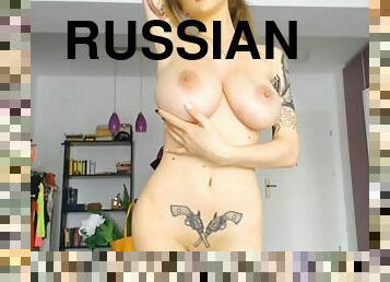 Lovely russian shows you what she got on webcam live