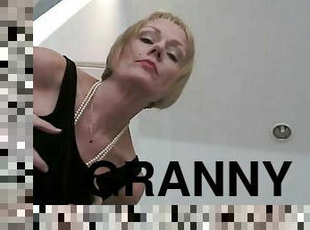 Horny granny likes to get naked and fucked hard from the outrageous