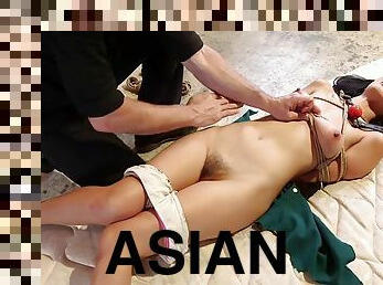 asiatique, vieux, anal, hardcore, japonais, bdsm, esclave, plus-agée, fétiche, bâillonnement