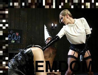 Helpless male slave gets tortured by Maitresse Madeline Marlowe