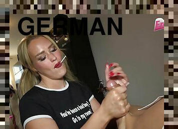 German college teen do handjob for money