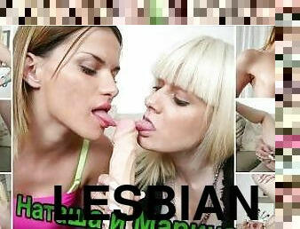 Two Serbian lesbian in sex shop