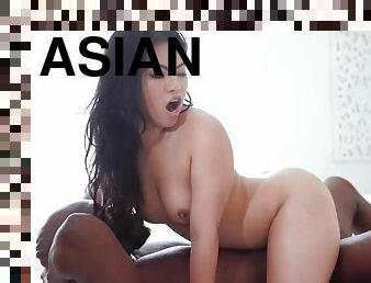 asiatique, babes, interracial