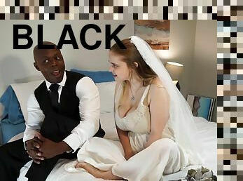 Big Black Cock Wedding With A Naughty Amateur Couple - interracial